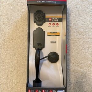 Kwikset Arlington SmartKey Security Door Handle/Dead bolt Set